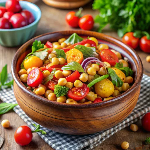 Nohutlu Baharatlı Bahar Kızartması